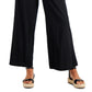 Style & Co Women's Wide Leg Soft Pants Black Size Large