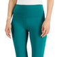 ID Ideology Women's Compression High Rise Side Pocket Cropped Leggings Green Size Small