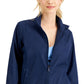 ID Ideology Women's Water Resistant Jacket Blue Size XX-Large
