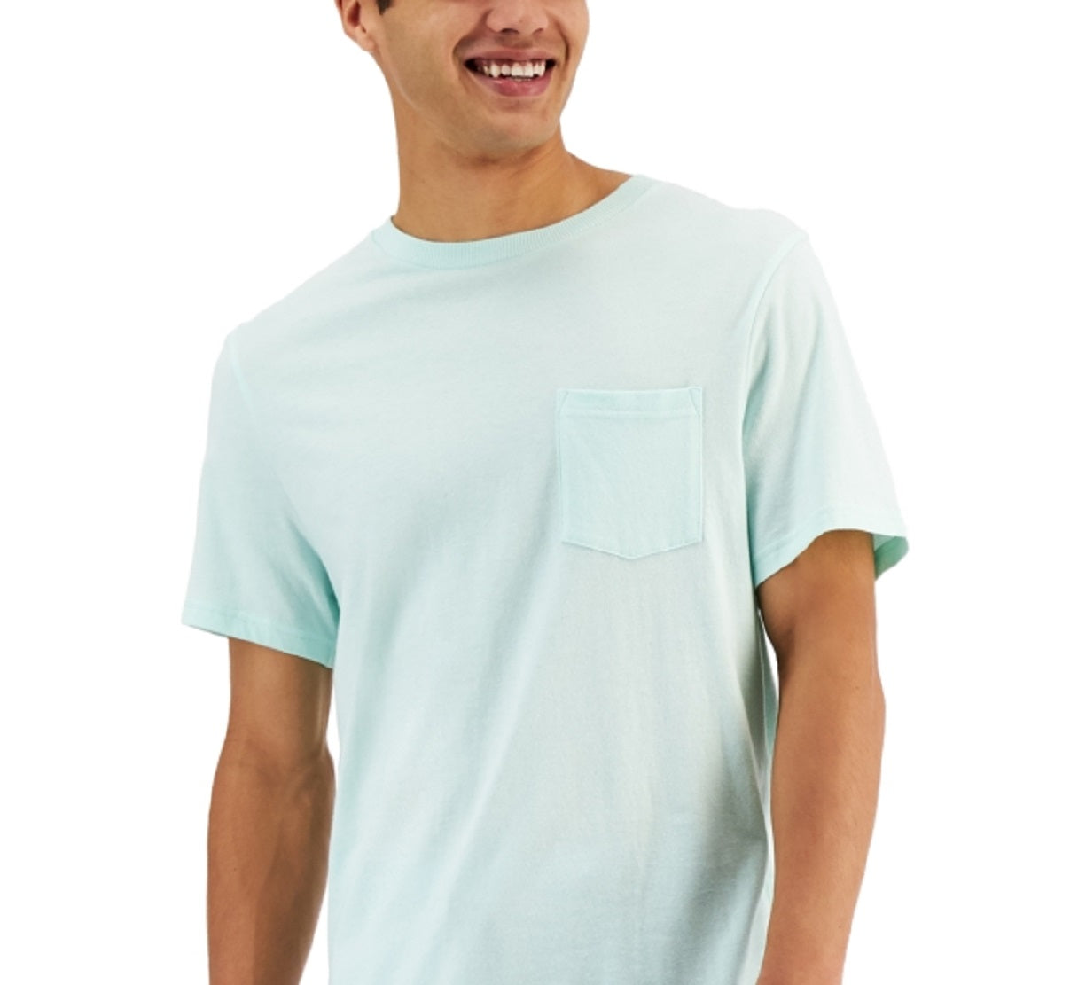 Club Room Men's 2 Pc Solid T-Shirt & Printed Pants Pajama Set Blue Size X-Large