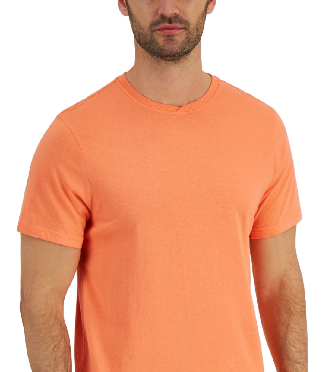 Club Room Men's Pajama T-Shirt Orange Size XX-Large
