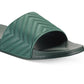 INC International Concepts Men's Xander Pool Slide Sandals Shoes Green Size 12 M