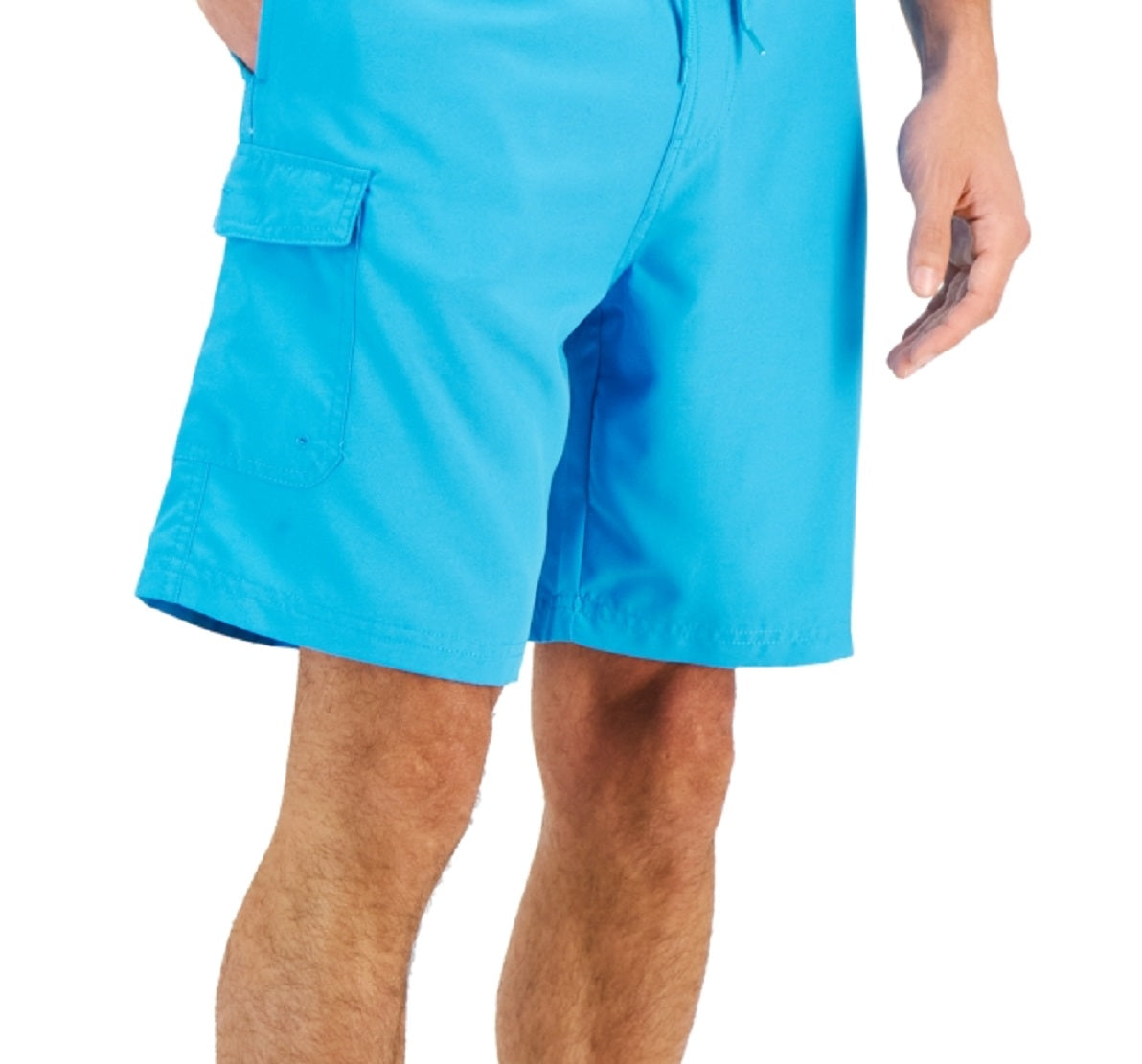 Club Room Men's Solid Quick Dry 9 Board Shorts Blue