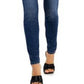INC International Concepts Women's Mid Rise Skinny Jeans Blue Size 4