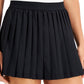 ID Ideology Women's Active Solid Pleated Skort Black