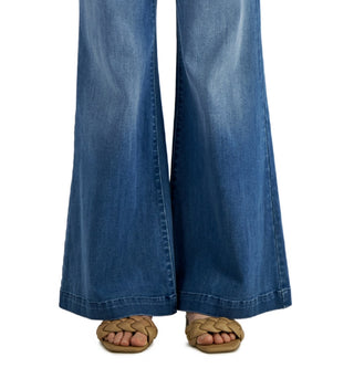 Inc International Concepts Women's High-Rise Wide-Leg Jean Blue Size 12