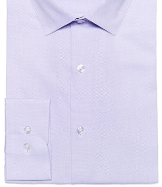 Bar III Men's Max Slim Fit Textured Dress Shirt Purple Size Small
