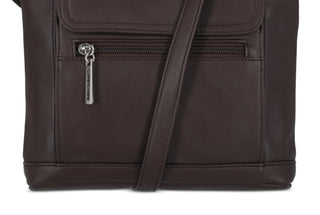 Giani Bernini Women's Nappa Leather Venice Crossbody Brown Size Regular