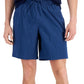 Alfani Men's Regular Fit Yarn Dyed Stripe Seersucker Shorts Blue Size X-Large