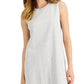 Style & Co Women's Heather Muscle Tank Dress Gray Size Medium