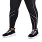 ID Ideology Women's Colorblocked Compression 7/8 Leggings Black Size 1X