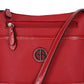 Giani Bernini Women's Embossed Faux Leather Crossbody Red Size Regular