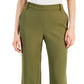 Alfani Women's Pull On Wide Leg Pants Green Size 14