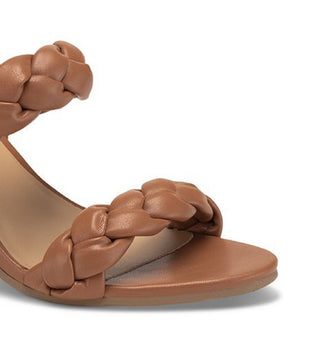 Sun + Stone Women's Cherii Braided Dress Sandals Brown Size 8 M