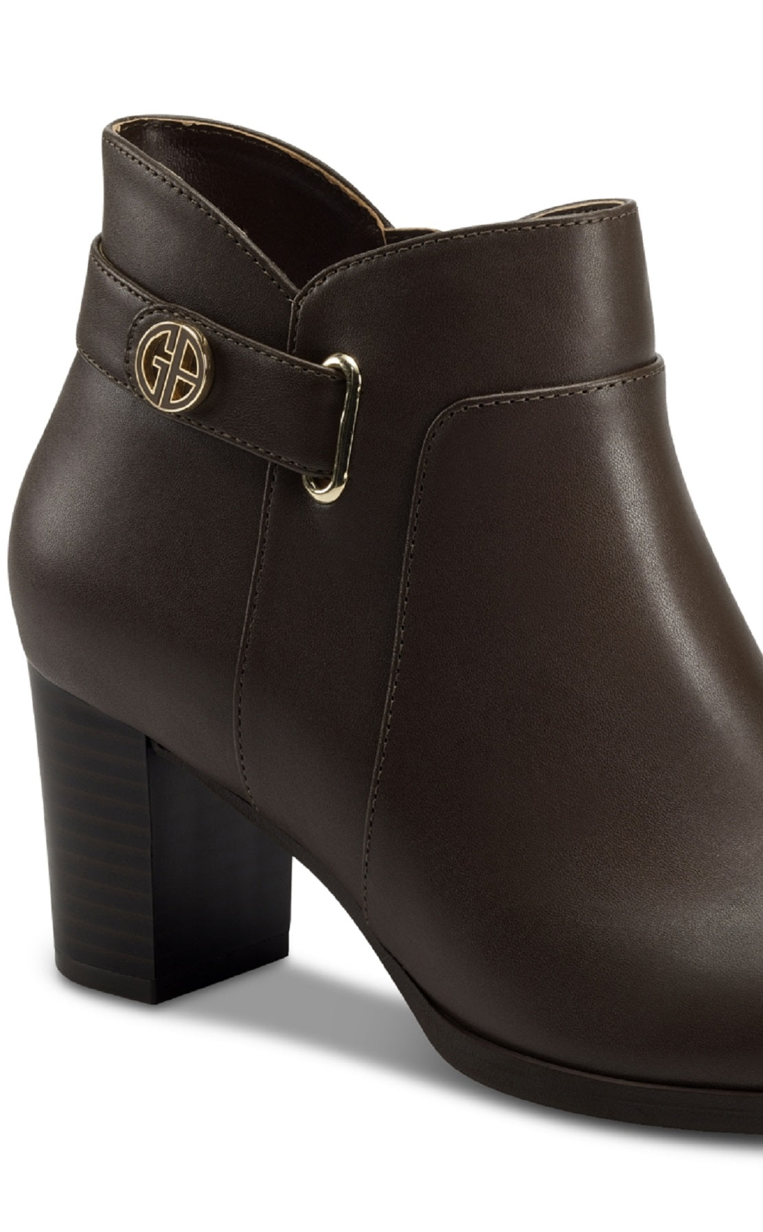 Giani Bernini Women's Memory Foam Artemyss Booties Brown Size 6 M