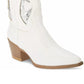 Wild Pair Women's Lucah Western Boots White Size 9.5M
