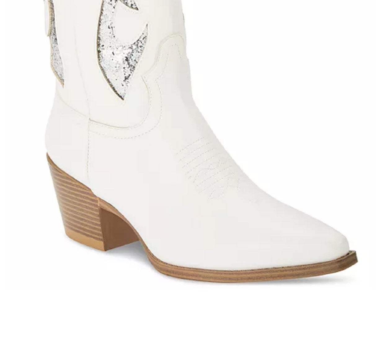 Wild Pair Women's Lucah Western Boots White Size 9.5M