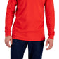 Club Room Men's Solid Turtleneck Shirt Red Size Large