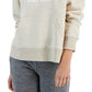 ID Ideology Women's Relaxed Colorblocked Zip Sweatshirt Pullover Brown Size Small