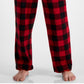 Club Room Men's Cozy Fleece Pajama Pants Red Size XX-Large