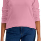 Karen Scott Women's Boat Neck T-Shirt Pink Size X-Large
