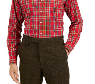 Club Room Men's Regular Fit Cotton Dress Shirt Red Size 16X32X33