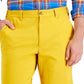 Club Room Men's Regular Fit Way Stretch Shorts Yellow Size 38