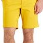 Club Room Men's Regular Fit Way Stretch Shorts Yellow Size 44