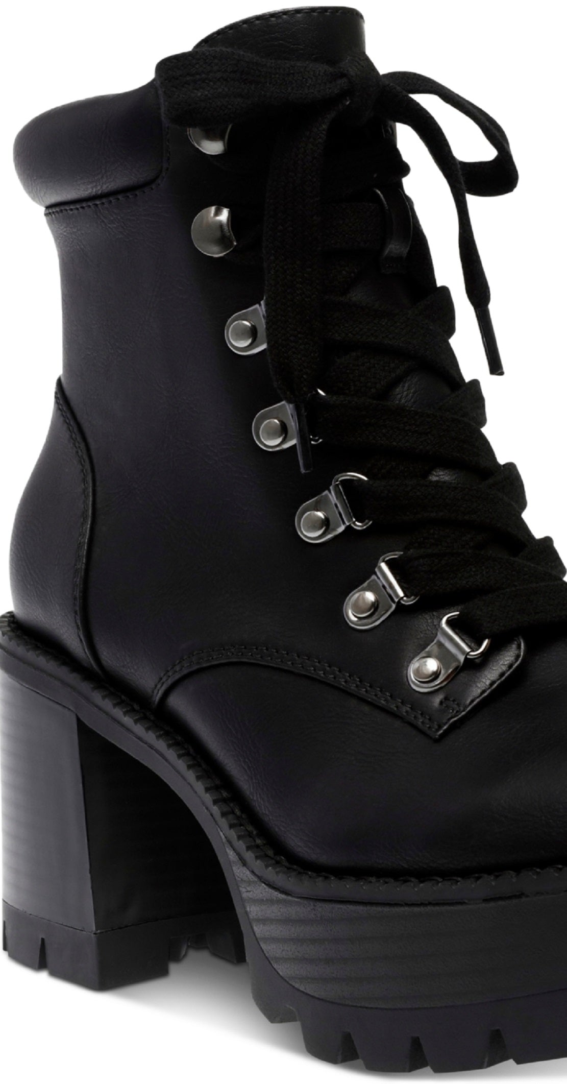 Wild Pair Women's Maureene Lace Up Booties Black Size 8 M