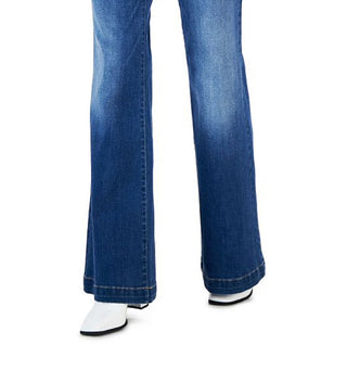 INC International Concepts Women's Wide Leg High Rise Jeans Blue Size 10