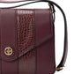 Giani Bernini Women's Embossed Colorblock Faux Leather Crossbody Red Size Regular
