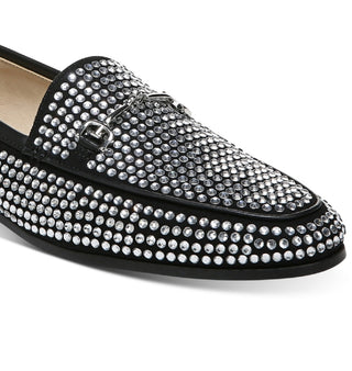 Sam Edelman Women's Loraine Glitz Rhinestone Bit Loafer Black Size 10 M