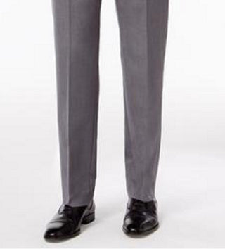 Calvin Klein Men's Slim Fit Dress Pants Gray Size 34X34