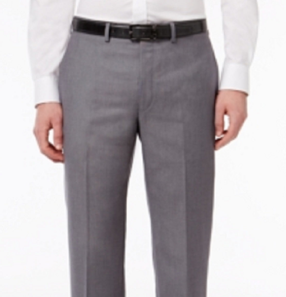 Calvin Klein Men's Slim Fit Dress Pants Gray Size 38X32