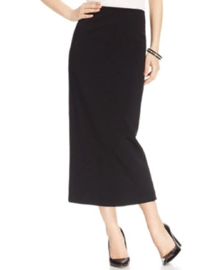 Kasper Women's Crepe Column Skirt Black Size 6