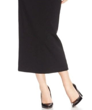 Kasper Women's Crepe Column Skirt Black Size 6