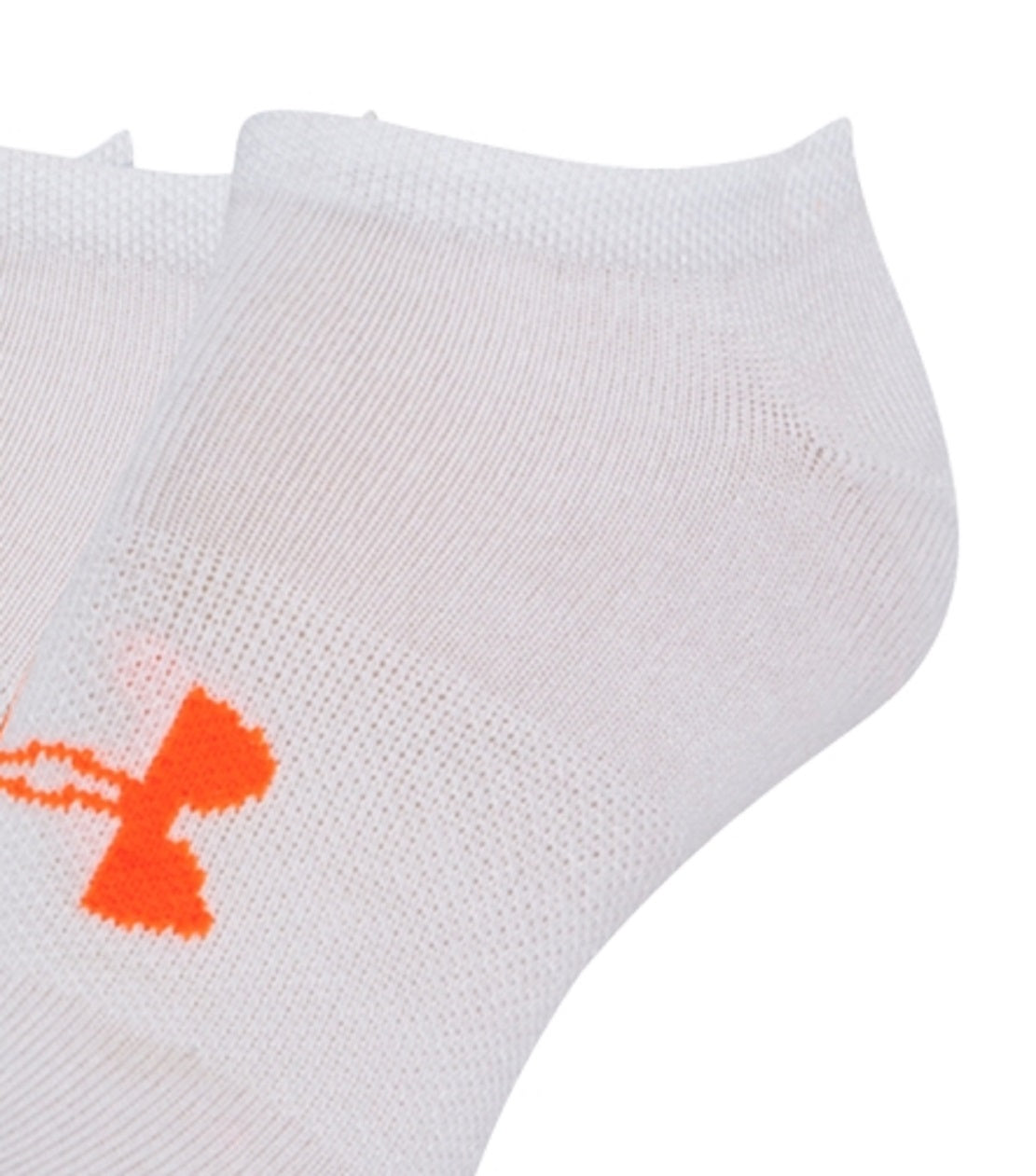 Under Armour Women's 6 Pack Liner No Show Socks White Size 9-11