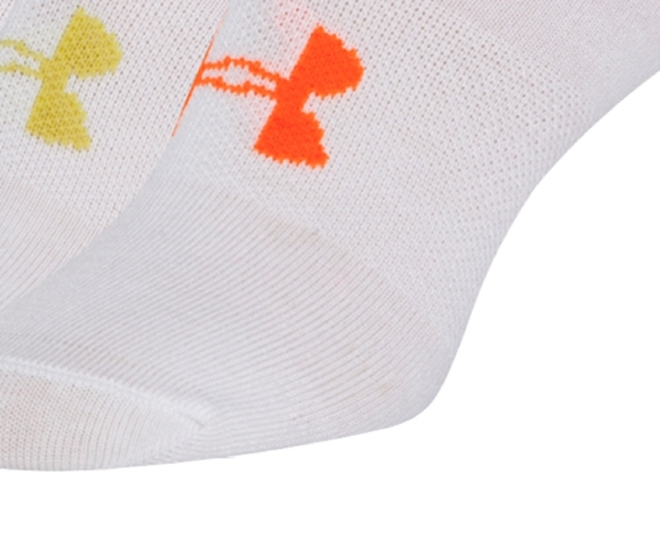 Under Armour Women's 6 Pack Liner No Show Socks White Size 9-11