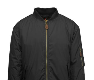 Galaxy By Harvic Men's Flight Jacket Black Size Large