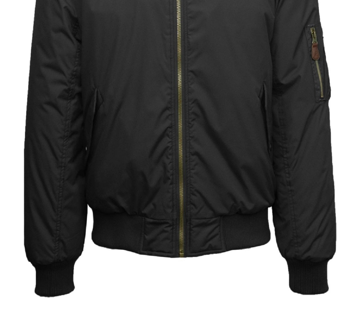 Galaxy By Harvic Men's Flight Jacket Black Size Large