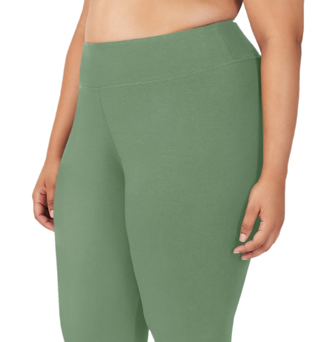 Fila Women's Strut Mid Rise Logo 7/8 Leggings Green