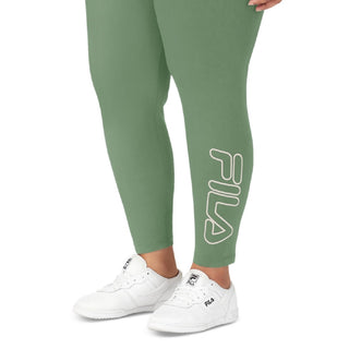 Fila Women's Strut Mid Rise Logo 7/8 Leggings Green