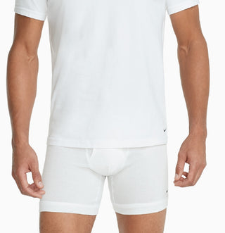 Nike Men's Everyday Stretch V Neck 2 Pack T-Shirts White Size Small