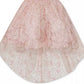 Rare Editions Big Girl's Glitter High Low Dress Pink Size 8