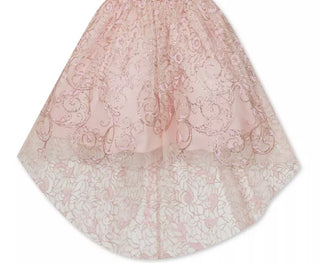 Rare Editions Big Girl's Glitter High Low Dress Pink Size 8