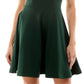 B Darlin Junior's Halter Neck Scuba Crepe A Line Dress Green Size 15-16