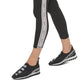 DKNY Women's Cropped Metallic-Contrast 7/8 Leggings Black Size Medium