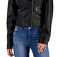 Jou Jou Junior's Faux Leather Moto Jacket Black Size X-Large