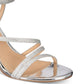 Jewel Badgley Mischka Women's Maddison Sandal Silver Size 7 M