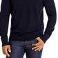 Moncler Men's Turtleneck Sweater Blue Size Medium